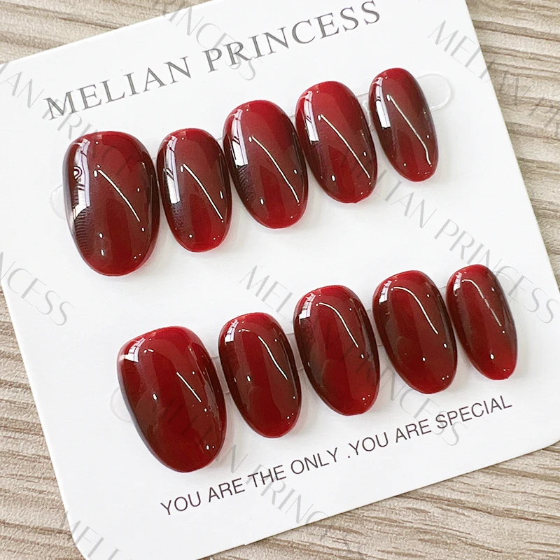 【车厘子】纯手工穿戴美甲片-MELIAN PRINCESS梅琳公主