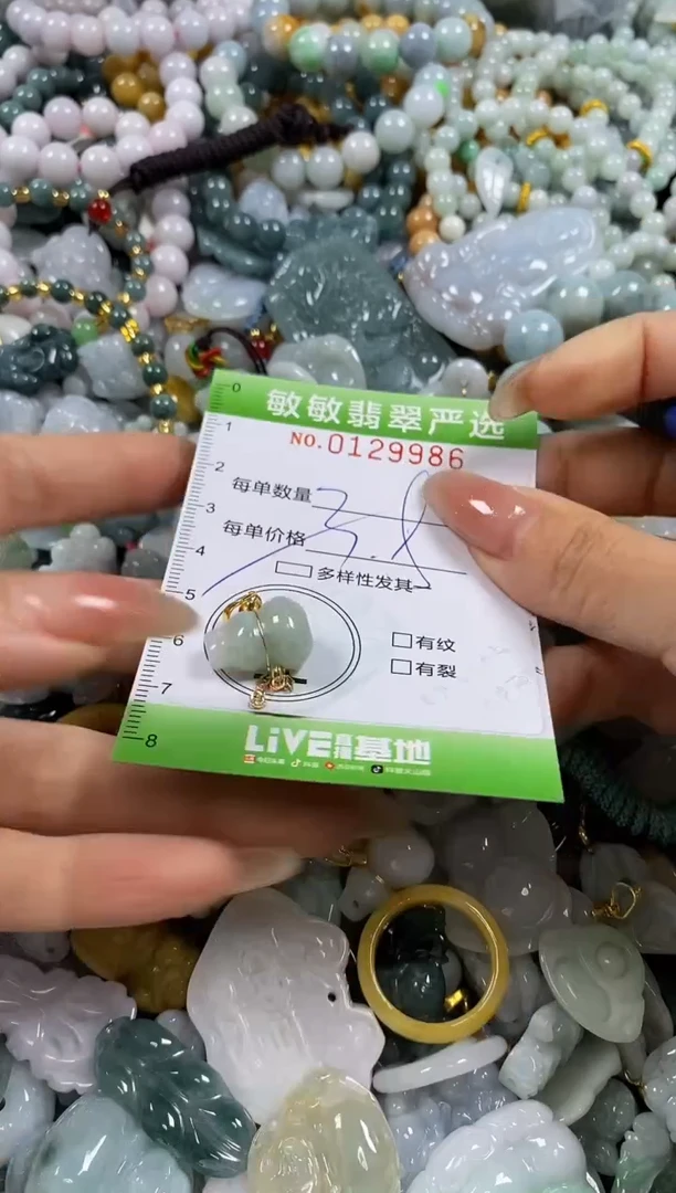 【闪购商品】翡翠颈饰未镶嵌闪购0129986多样性发其一
