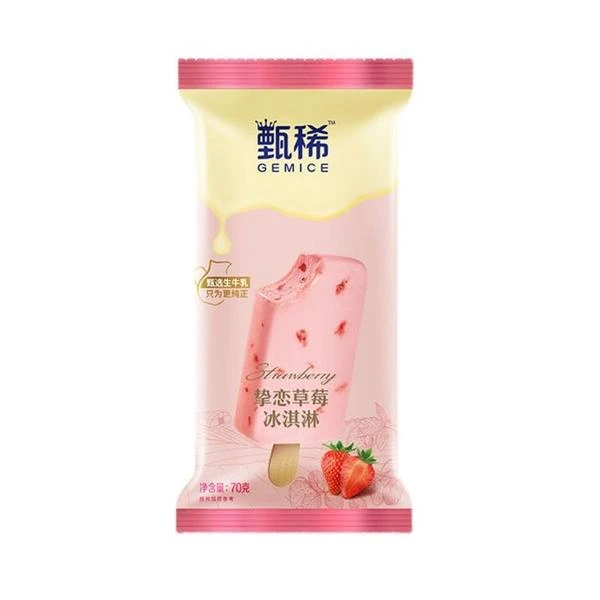 伊利挚恋草莓冰淇淋 70g