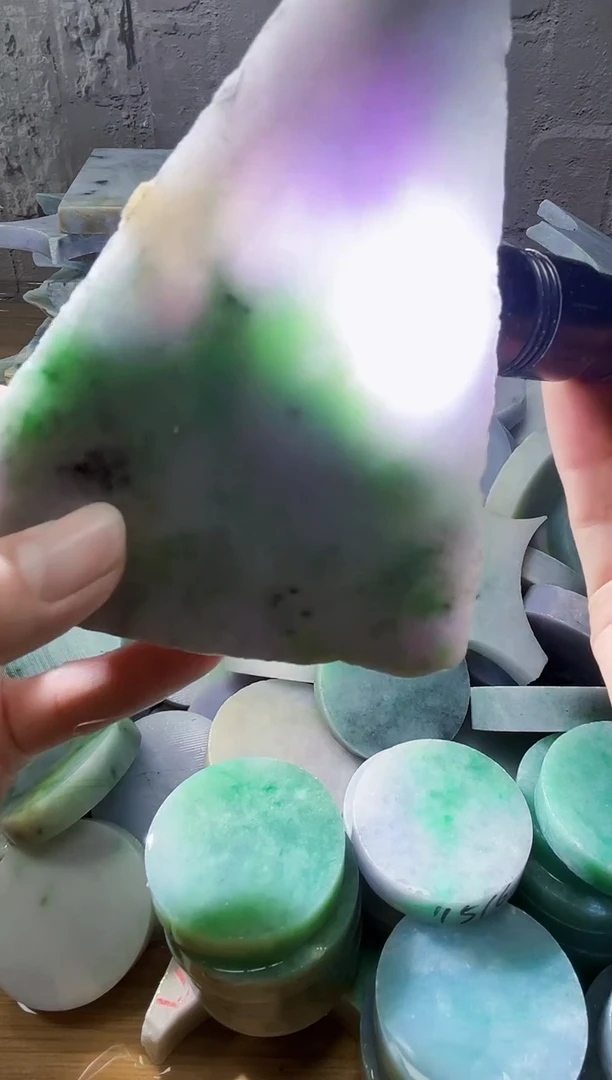 裸石翡翠天然翡翠A货古 南 337