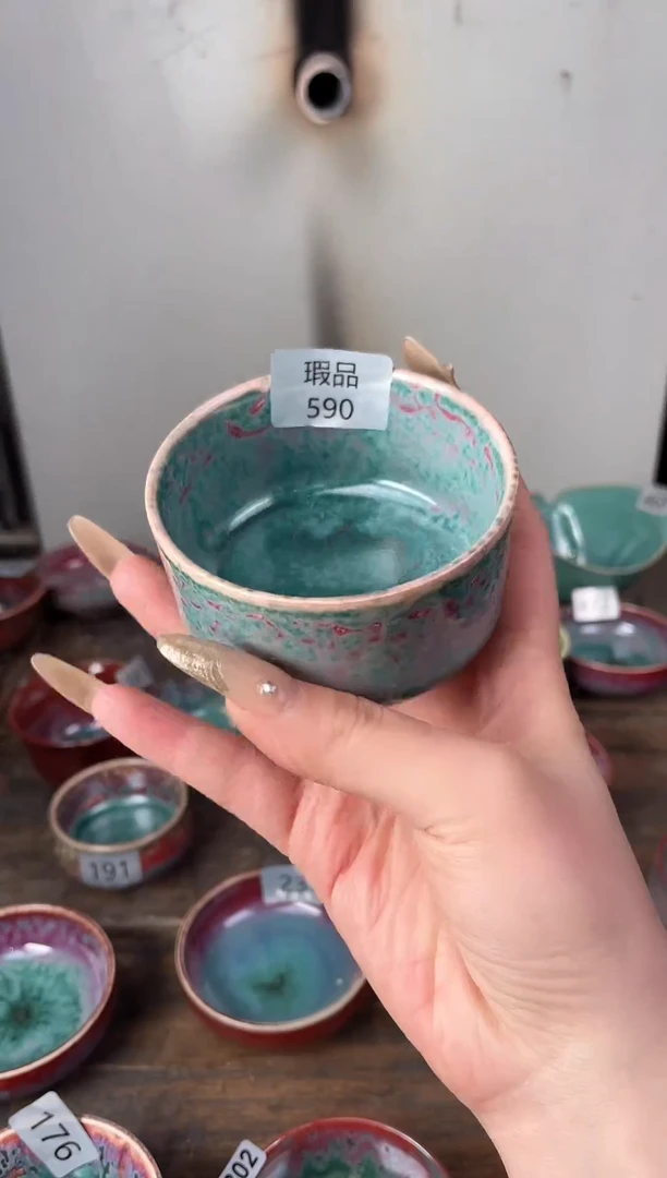 【闪购商品】摆件钧瓷手工茶器窑变