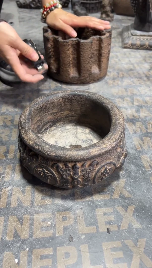 陶土【火山泥】聚宝盆