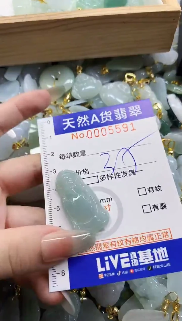 颈饰未镶嵌翡翠天然A货翡翠