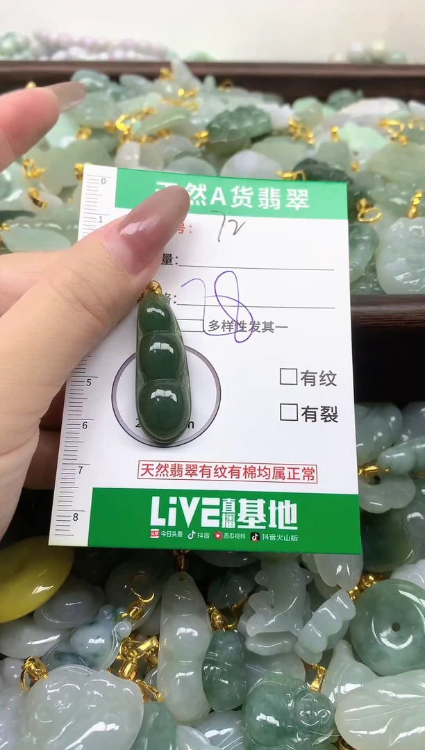 颈饰未镶嵌翡翠未镶嵌a货翡翠-72