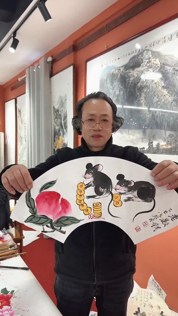 国画李火庆/国画/花鸟