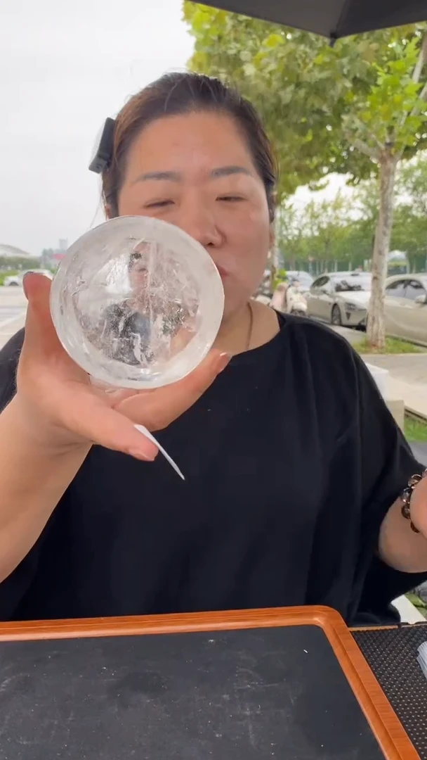 未镶嵌珠宝半成品水晶白水晶碗D264