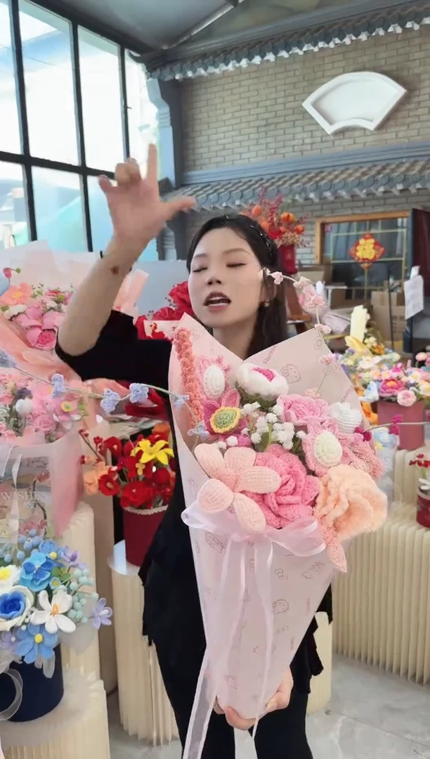 非遗手工定制花束，孤品清仓！！