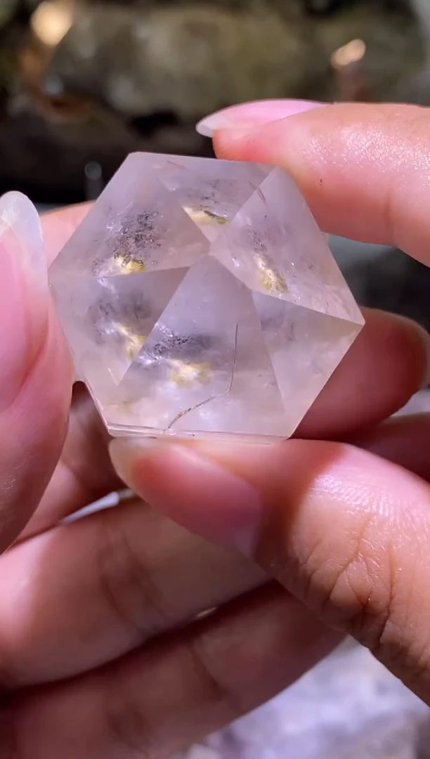 未镶嵌珠宝半成品水晶67号 莫奈花园水晶柱