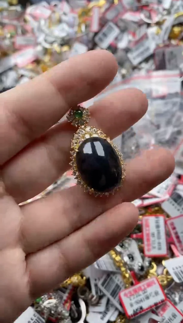 【闪购商品】翡翠戒指银S925镶嵌11111---9