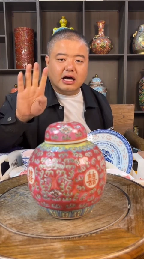 摆件景德镇陶瓷青花摆件14