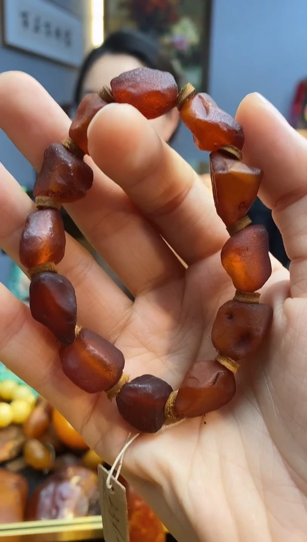 未镶嵌琥珀手串手串