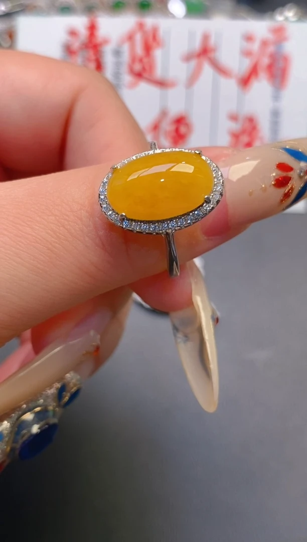 【闪购商品】翡翠耳饰银S925镶嵌天然A货翡翠1