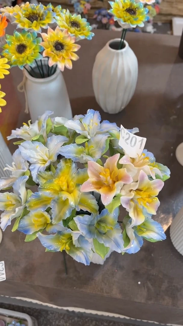 【闪购商品】陶瓷陶瓷花-C201