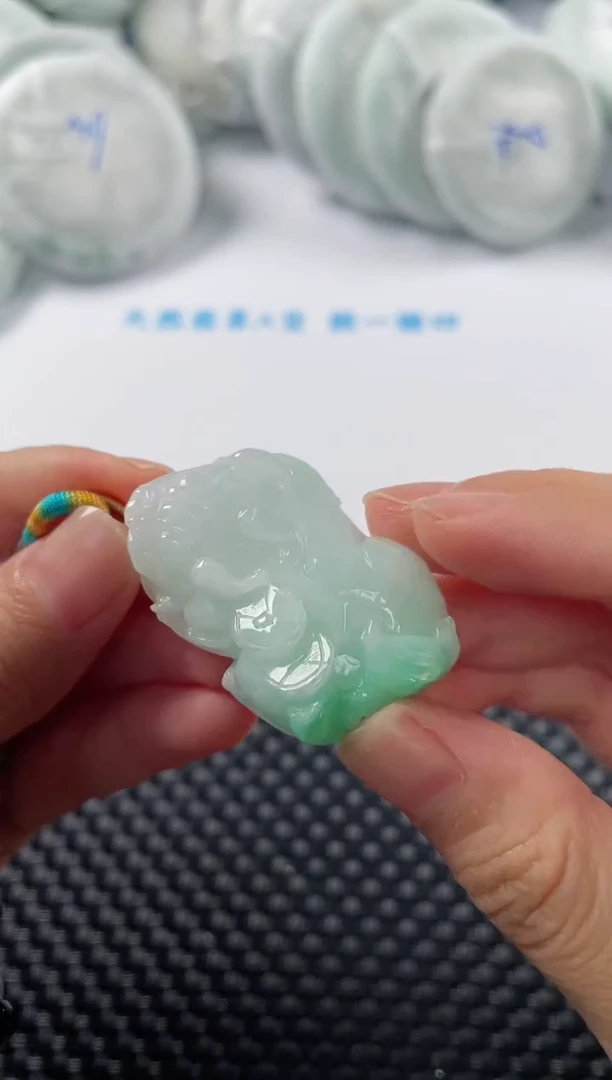 颈饰未镶嵌翡翠基地发货H 7681 貔貅