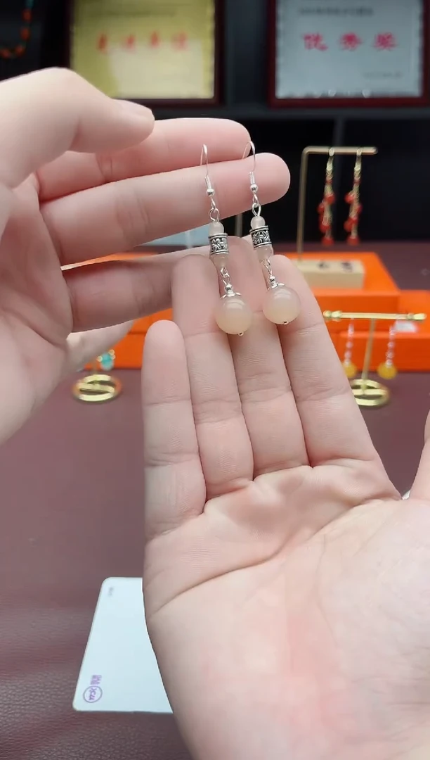 未镶嵌耳饰玛瑙/玉髓338