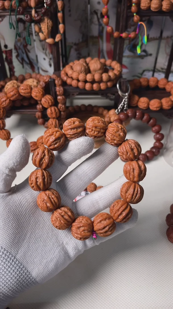 【闪购商品】文玩核桃手串小核桃