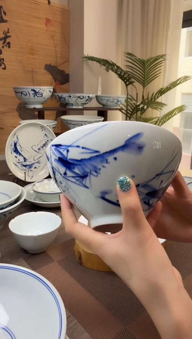 明舟一级品一团和气6寸锥子碗（单只装）