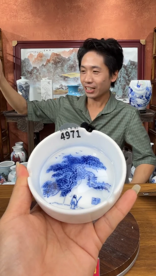 吴义松陶盟手工手绘陶瓷编码：4971