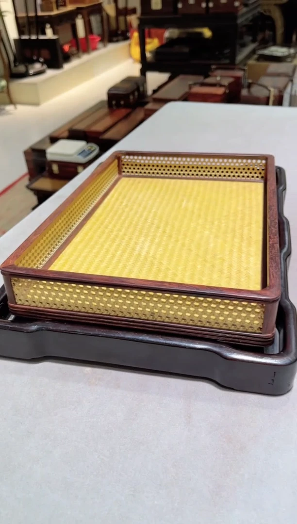 木精品木艺盘2个精工细作