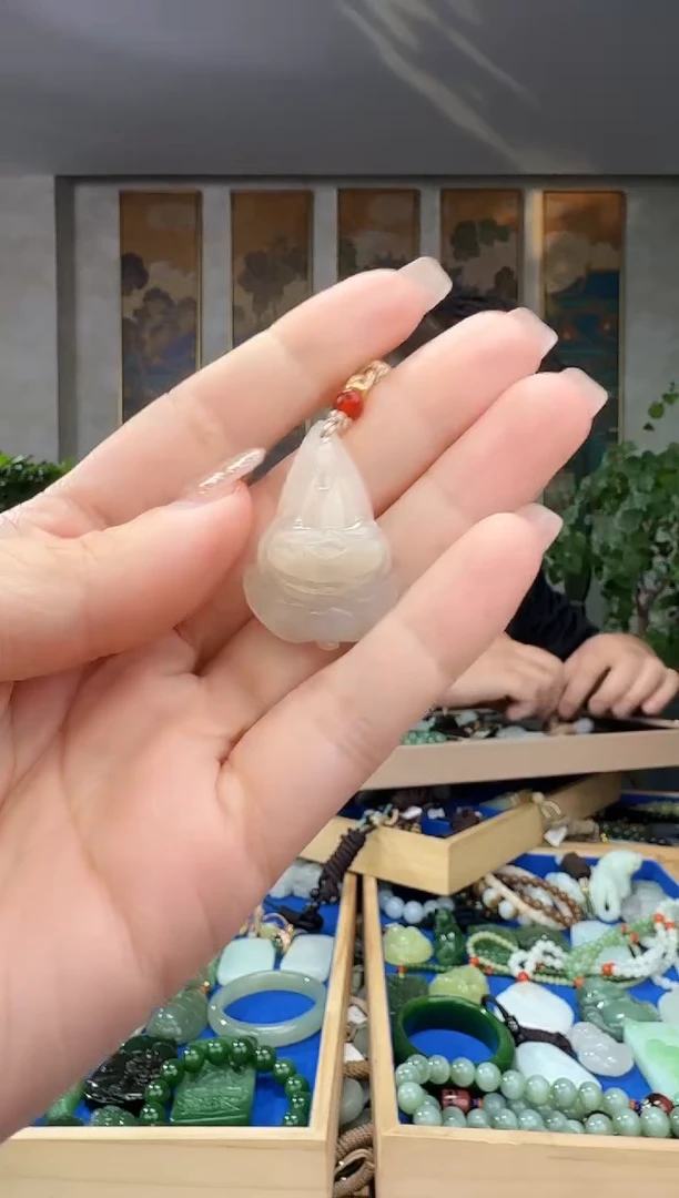 颈饰未镶嵌和田玉拍一发一多样性发货