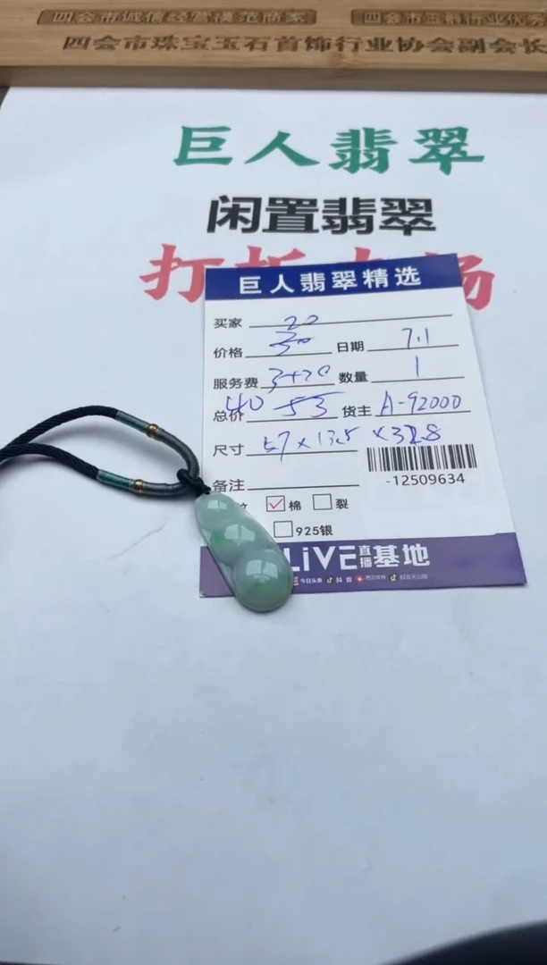 翡翠未镶嵌颈饰多人-12509634