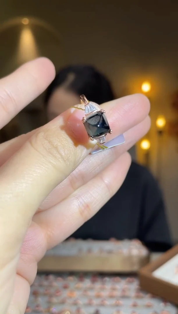 银S925镶嵌手饰碧玺手饰