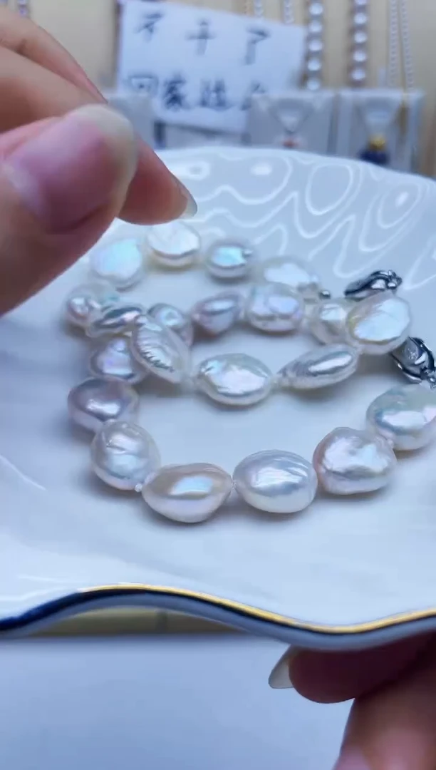 未镶嵌手链淡水珍珠手链多样性发其一