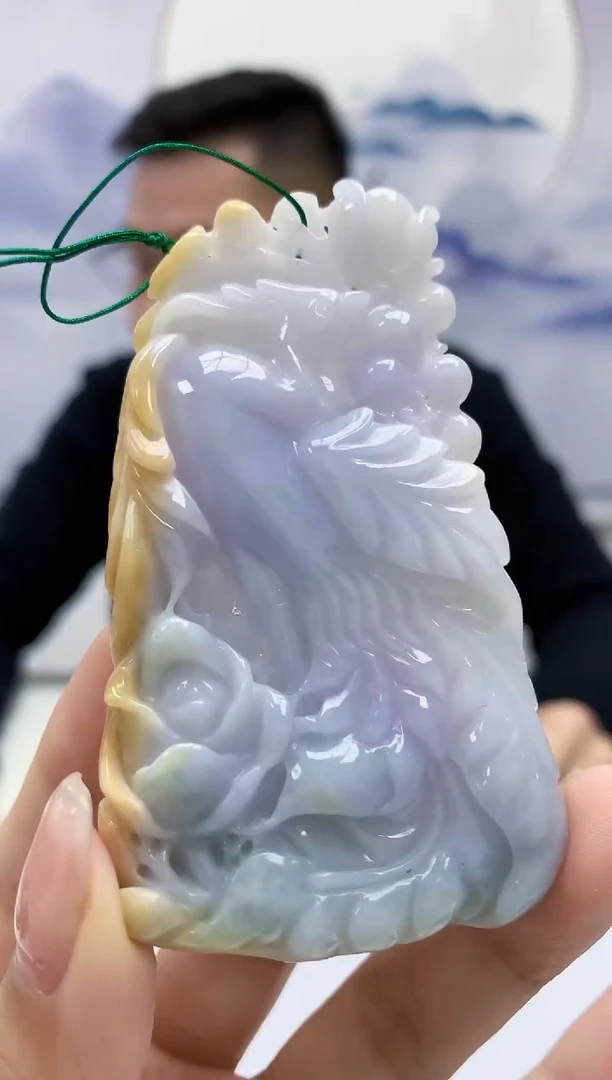 【闪购商品】定制翡翠未镶嵌5152kk-毛货挂件9