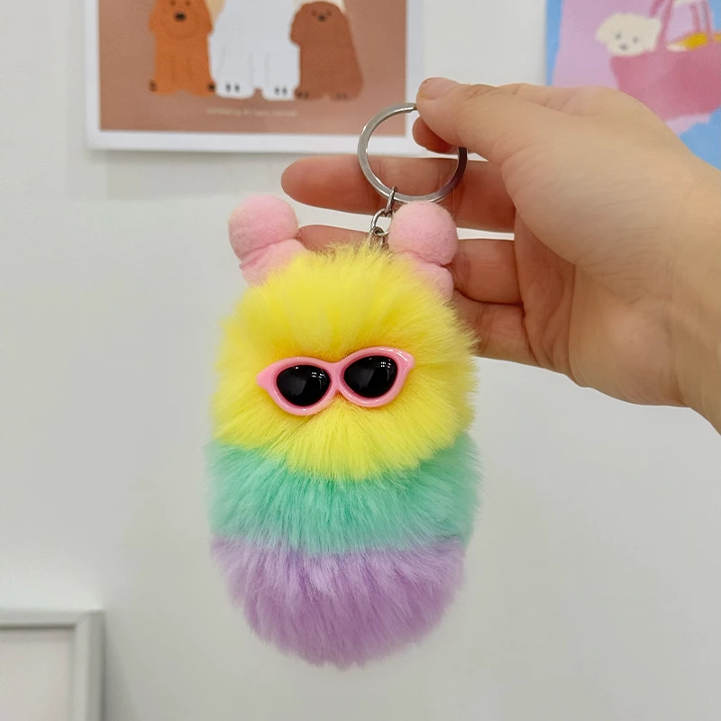 农场里的小虫子可爱创意钥匙链小礼物包包挂件