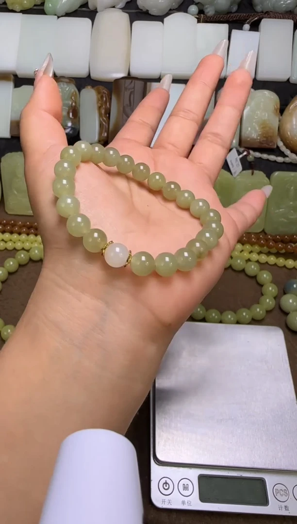 手串未镶嵌和田玉手串