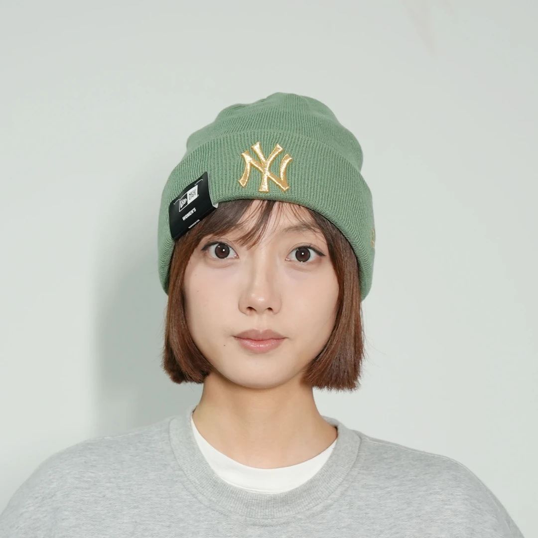 NEW ERA纽亦华时尚保暖百搭MLB针织帽 60284814