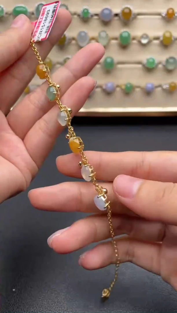 银S925镶嵌戒指翡翠一物一证一礼盒