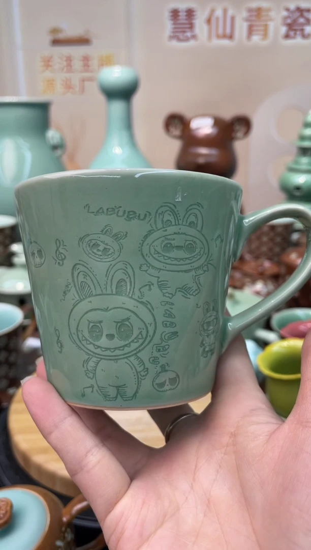 瓷特价福利 微瑕 慧仙青瓷
