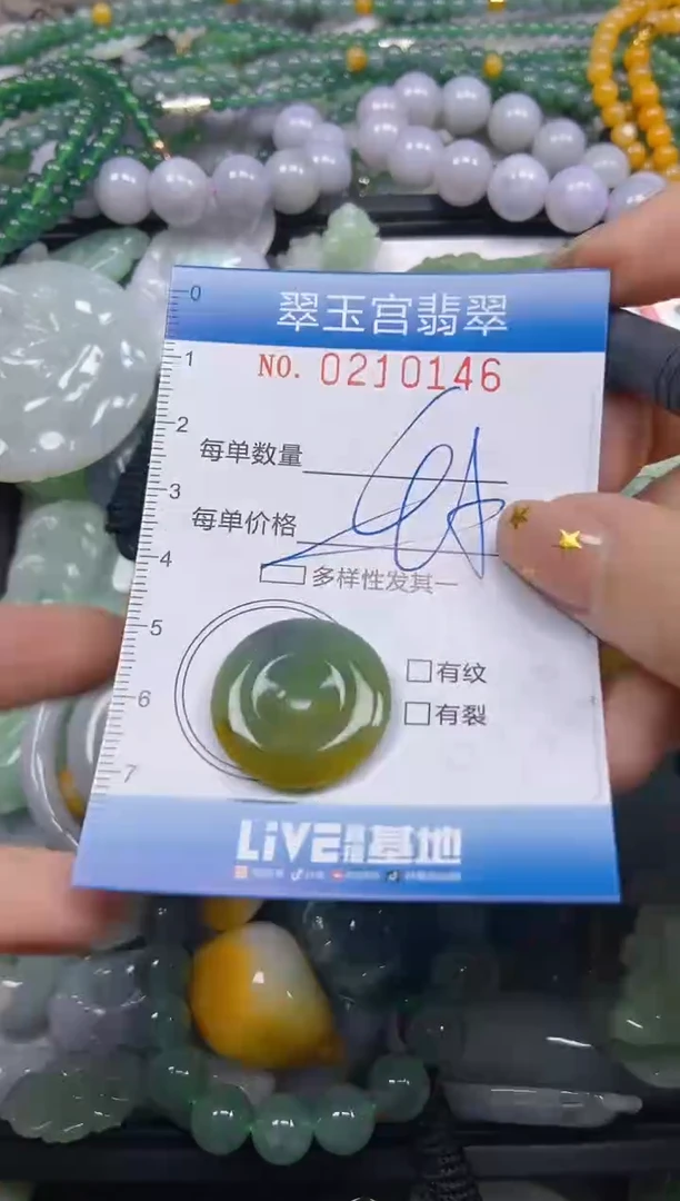 颈饰未镶嵌翡翠闪购C0210146多样性发其一