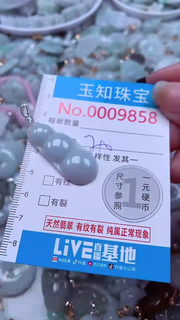 吊坠(不含链)未镶嵌翡翠9858