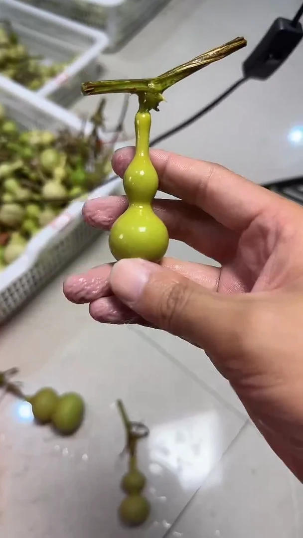 天*文玩葫芦摆件手把件观音瓶