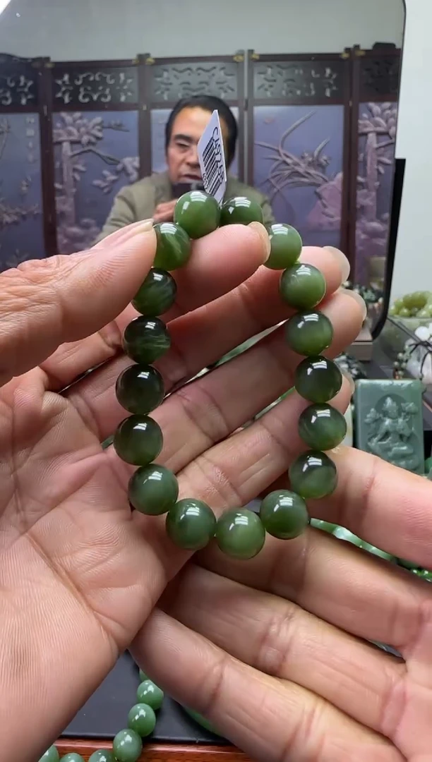 未镶嵌和田玉珠宝奇石手串