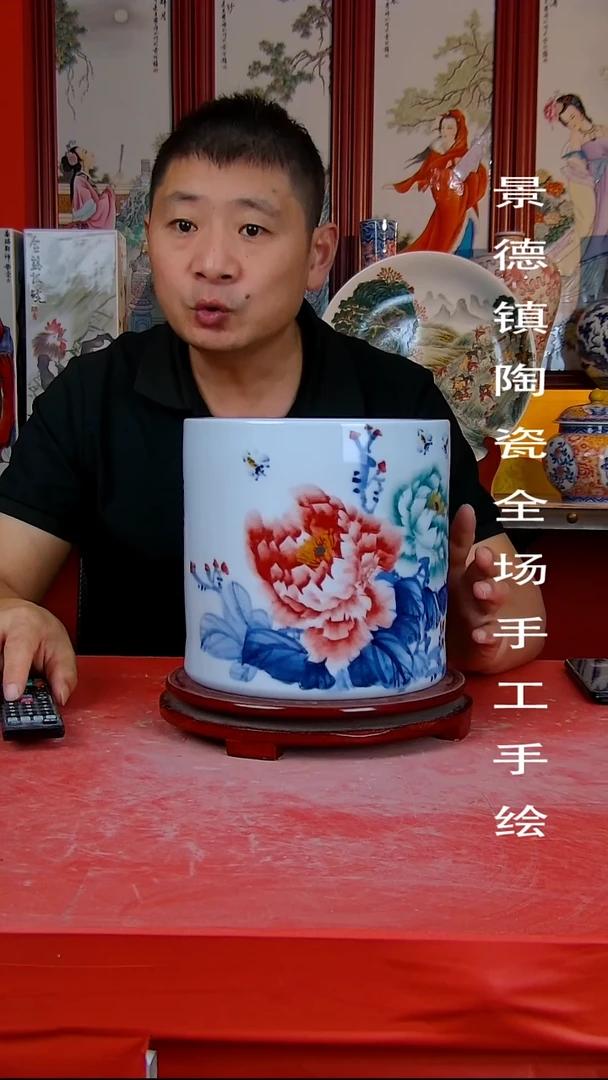 摆件景德镇陶瓷 全场手工手绘3