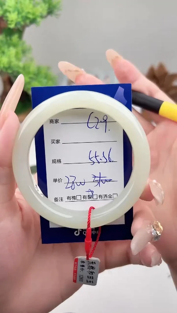未镶嵌手镯和田玉微色差C29