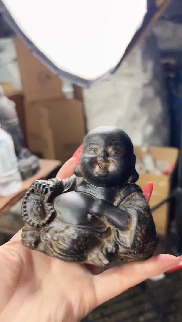 陶土【火山泥】弥勒佛大