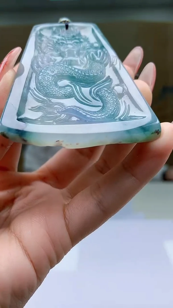 【闪购商品】定制翡翠未镶嵌5028ty-毛货挂件77