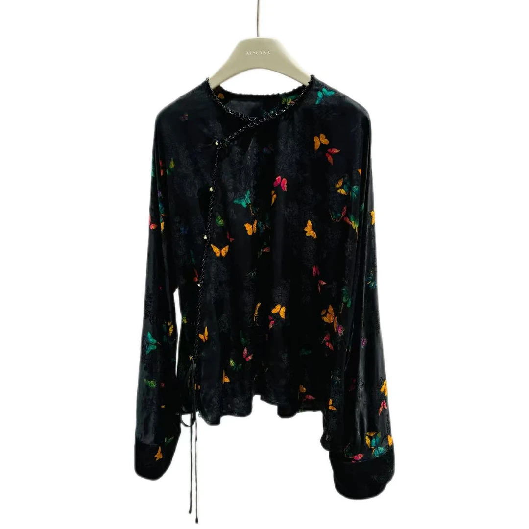 【公主高定】蝴蝶印花国风外套YTSS09