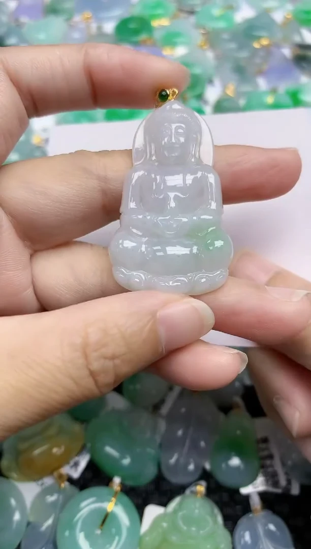 翡翠未镶嵌颈饰天然翡翠A货