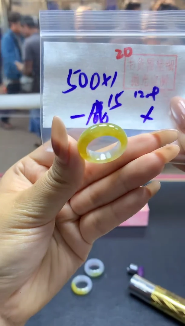 未镶嵌定制翡翠一*?戒圈#500元-毛货需精细抛光