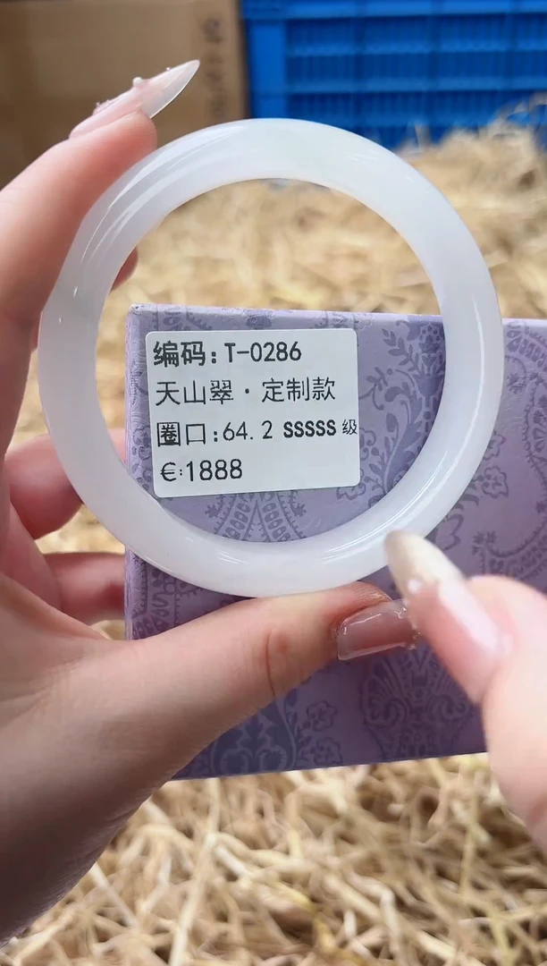 未镶嵌手镯石英质玉T-0286