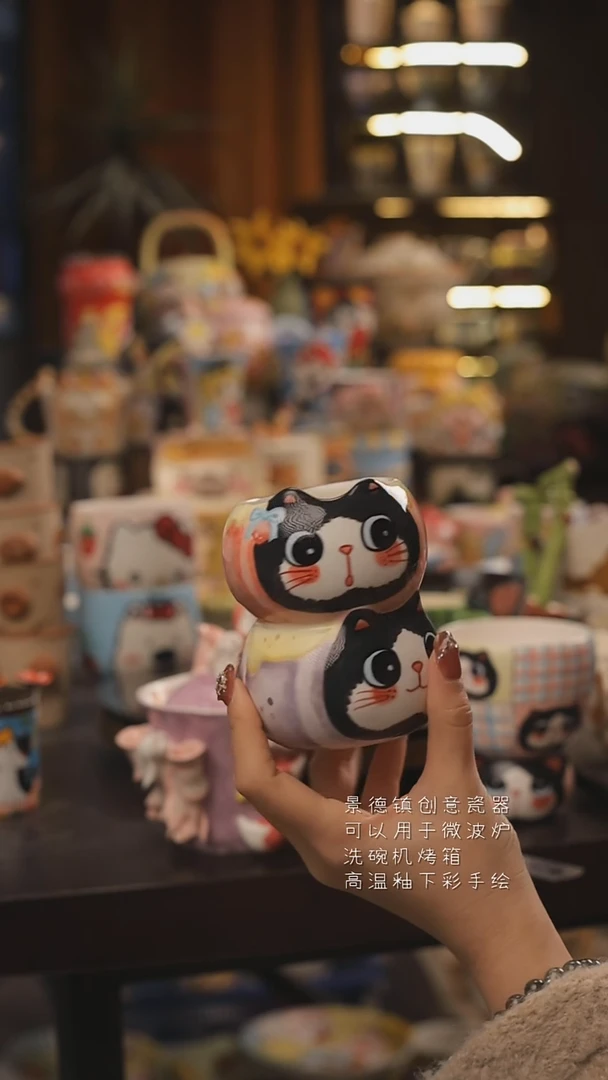 景德镇釉下彩绘设计师款式陶瓷