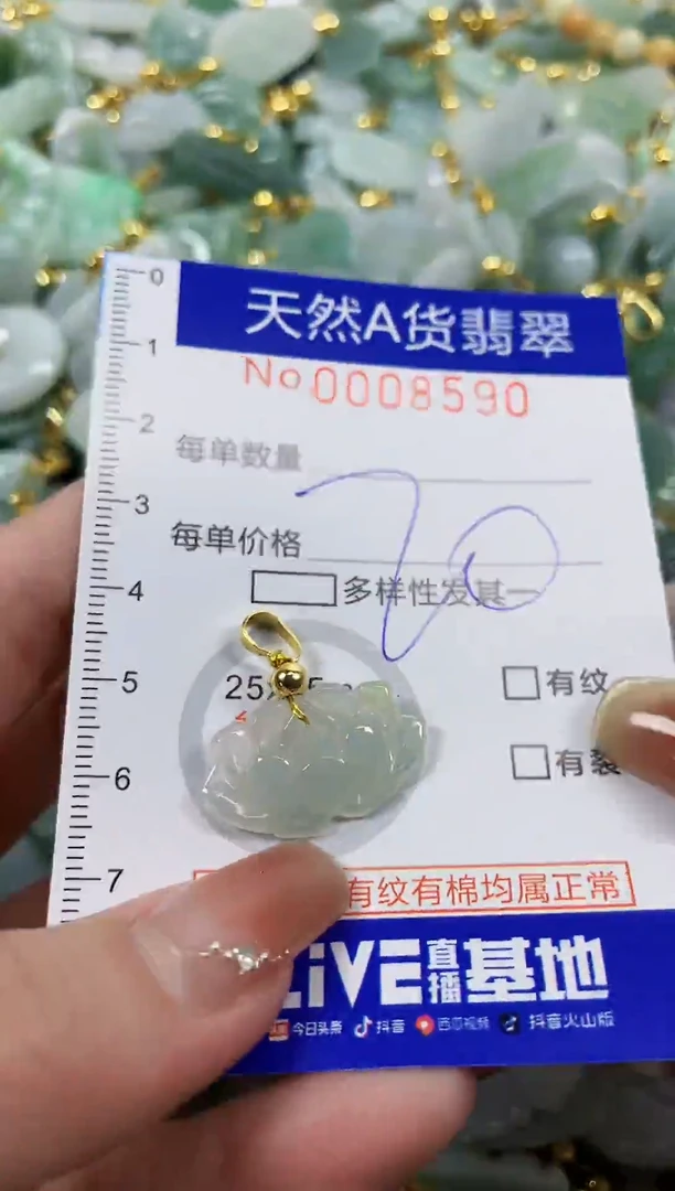 颈饰未镶嵌翡翠天然A货翡翠