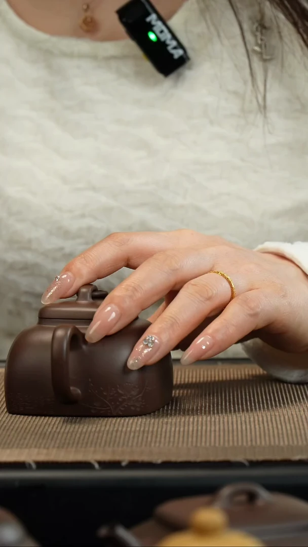 【闪购商品】紫砂茶壶老紫泥四方