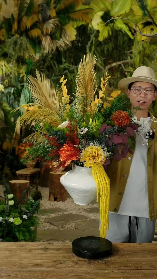 永生花一物一拍连花带瓶