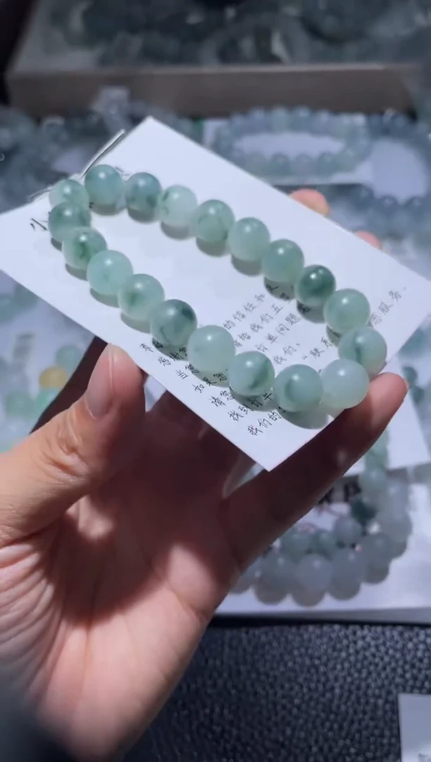 未镶嵌定制翡翠翡翠手串